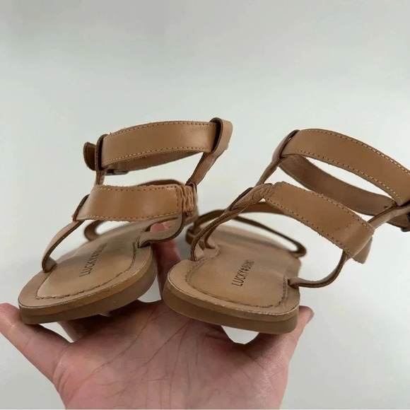 Lucky brand womens sandals size 8 38.5 tan leather - Picture 9 of 13